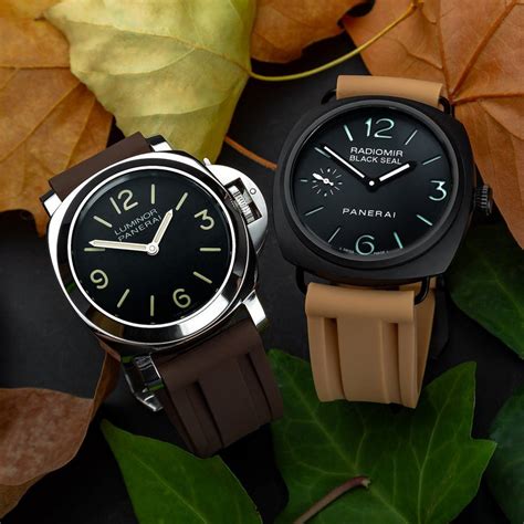 24mm panerai rubber strap|panerai radiomir rubber strap.